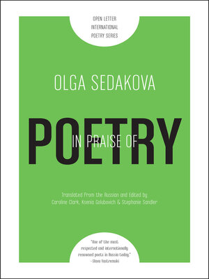 cover image of In Praise of Poetry